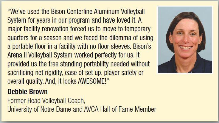 Arena II Freestanding Portable Complete System by Bison Athletic