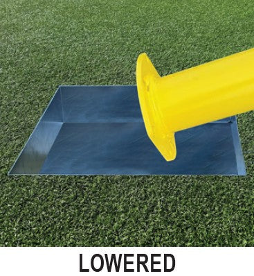 5-9/16" Gooseneck Football Goalposts by Bison Athletic