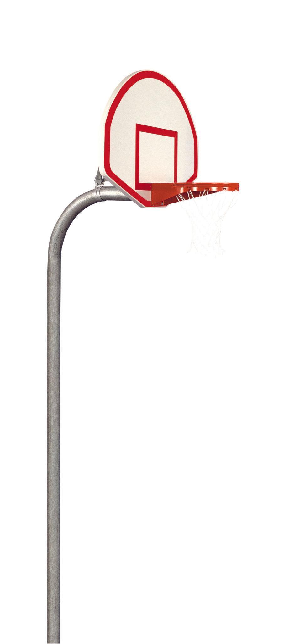 4-1/2" Heavy Duty Steel Fan Playground Basketball System by Bison Athletic