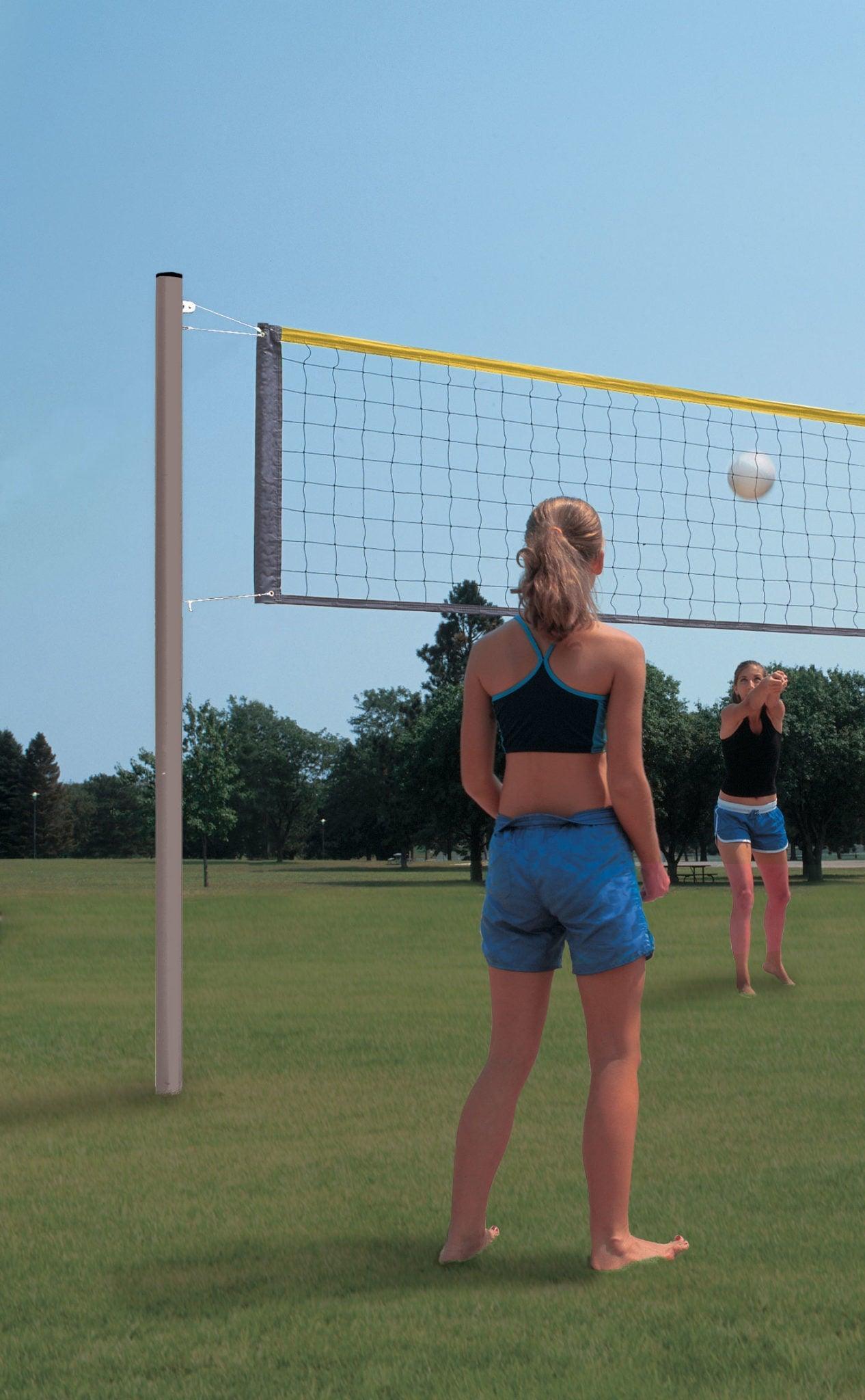Aluminum Recreational Volleyball System by Bison Athletic
