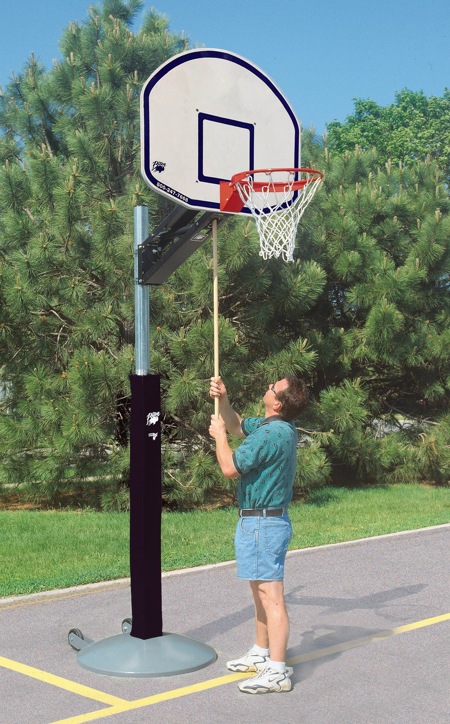 QwikChange Playground Basketball System by Bison Athletic