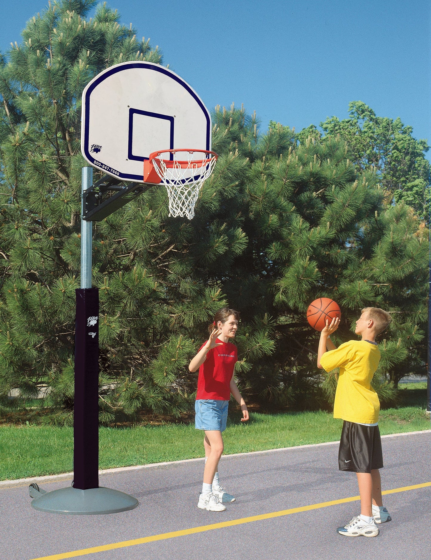 QwikChange Playground Basketball System by Bison Athletic