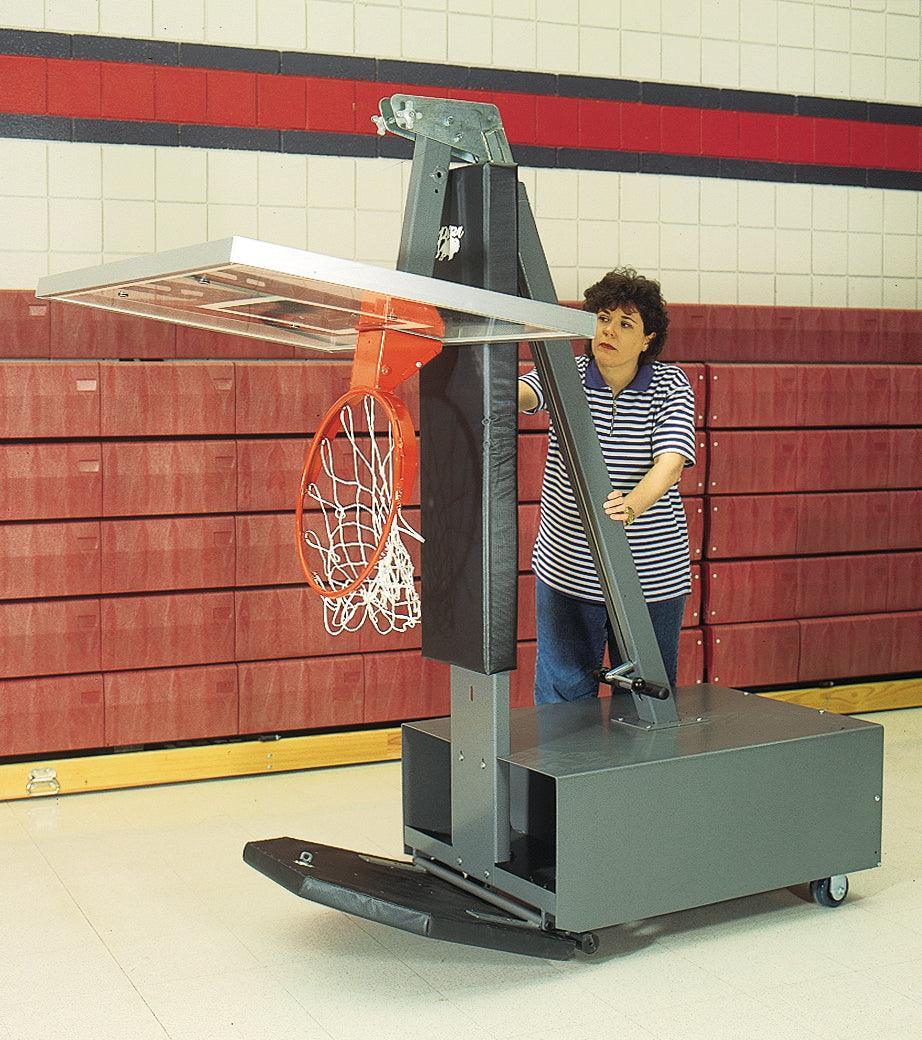 Club Court Graphite Composite Adjustable Portable Basketball System by Bison Athletic