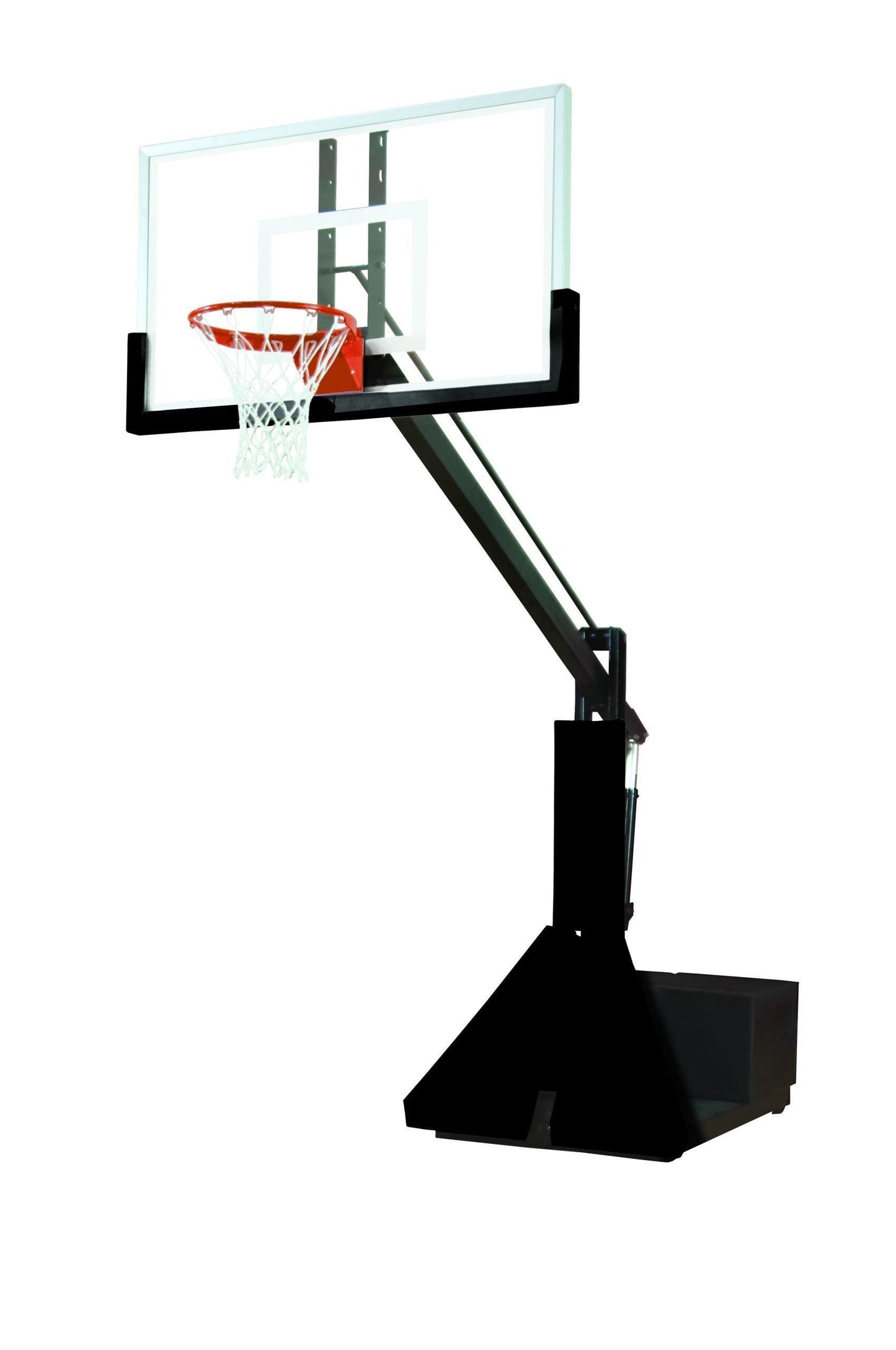 Super Glass Max Portable Adjustable Basketball System by Bison Athletic
