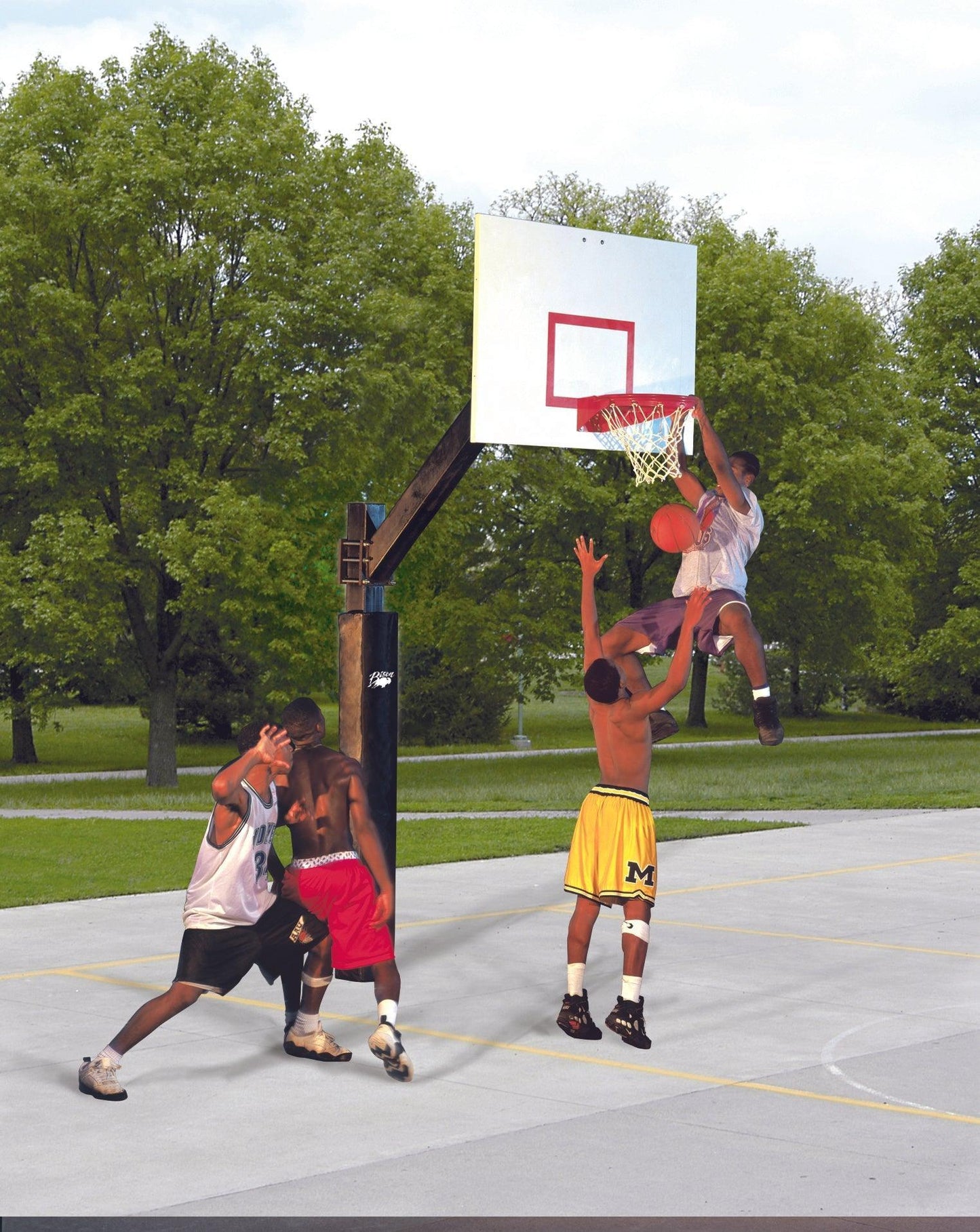 Original Ultimate Playground Basketball Systems by Bison Athletic