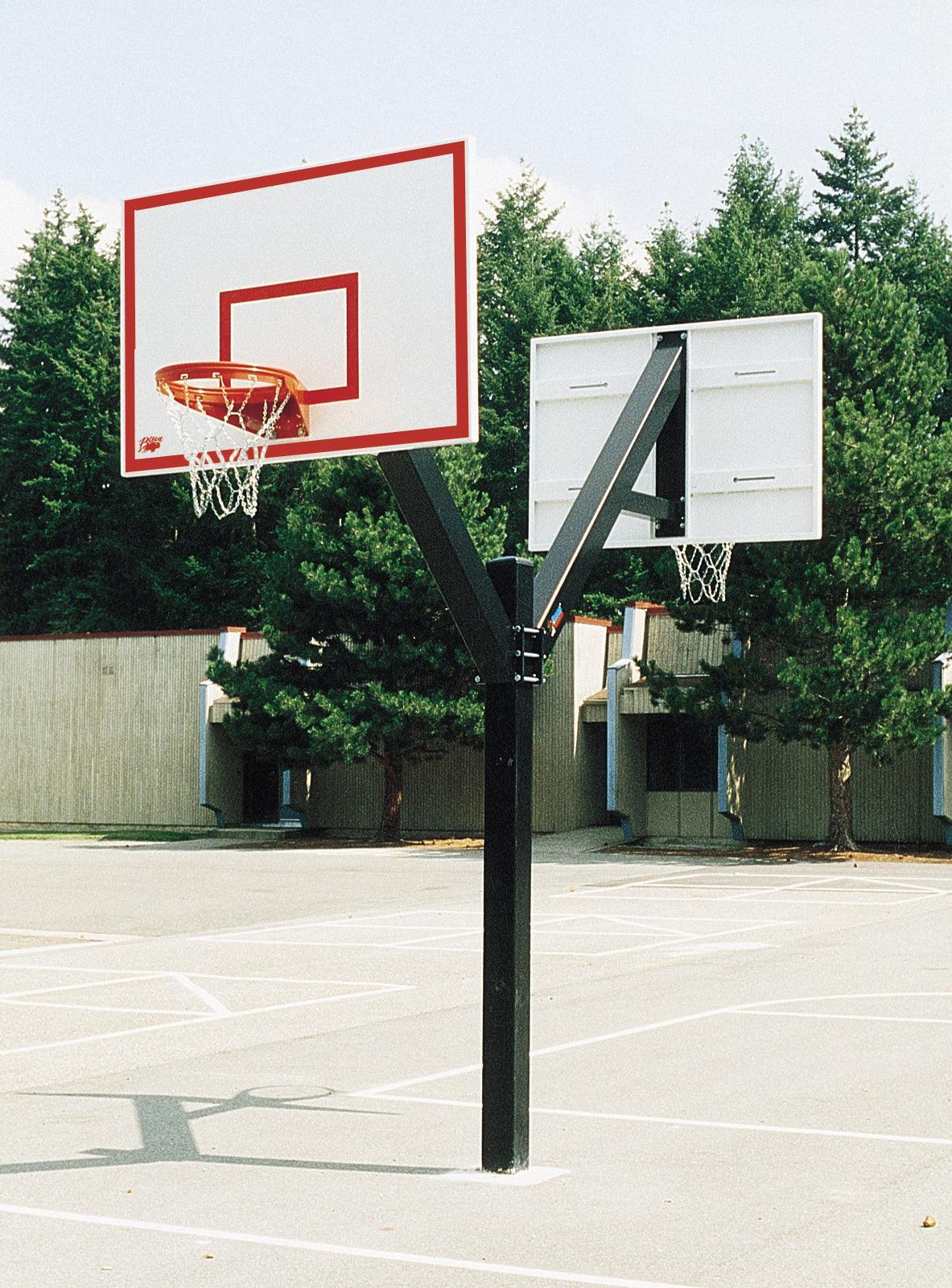 Ultimate Double-Sided Basketball System by Bison Athletic