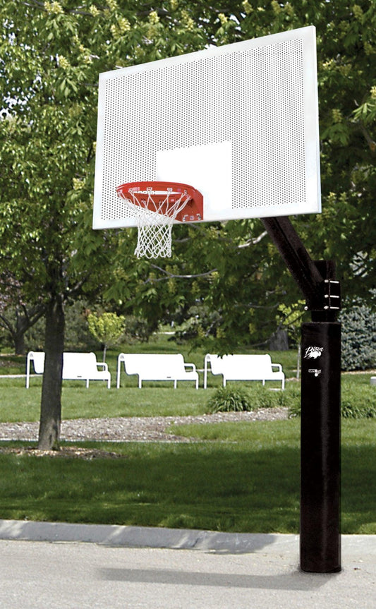Ultimate Perforated Steel Basketball System by Bison Athletic