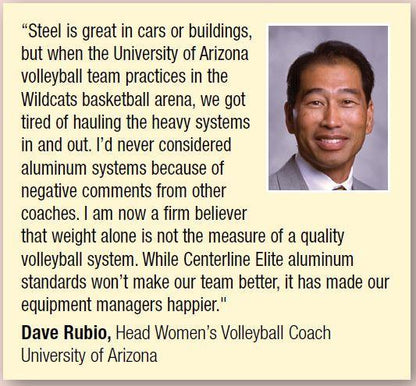 Centerline Elite Aluminum System without Padding by Bison Athletic