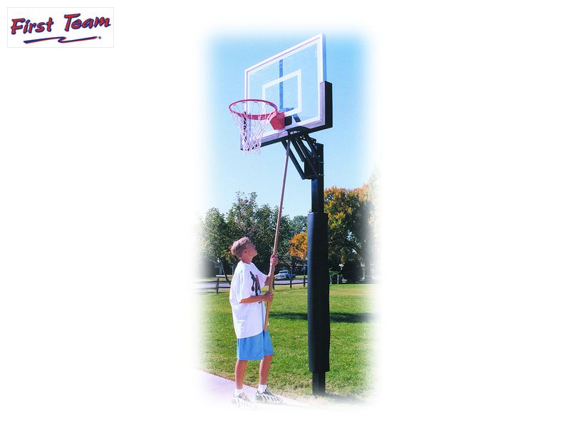 Champ™ In Ground Adjustable Basketball Goal | by First Team