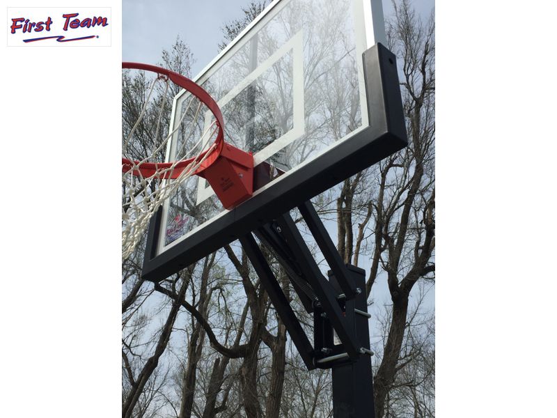 Champ™ In Ground Adjustable Basketball Goal | by First Team