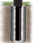 Smoked Lottery Pick ZipCrank 4" Adjustable Basketball System by Bison Athletic