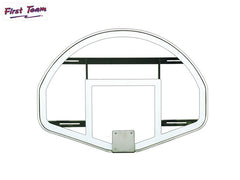 39" x 54" Fan-Shaped Competition Glass Basketball Backboard [FT233] - First Team