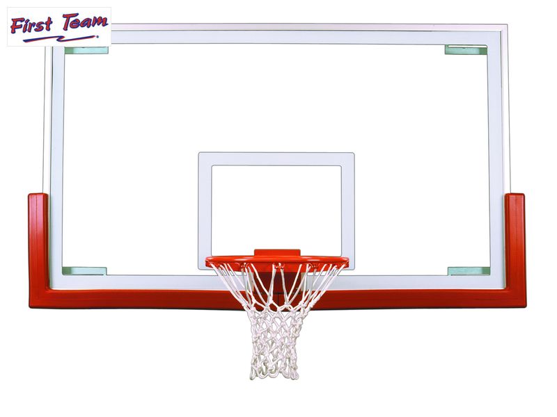 42" x 72" Official Customizable Competition Tempered Glass Basketball Backboard [FT234] - First Team
