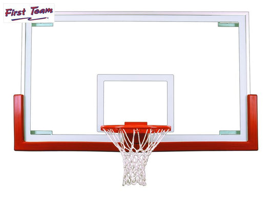 42" x 72" Official Customizable Competition Tempered Glass Basketball Backboard [FT234] - First Team