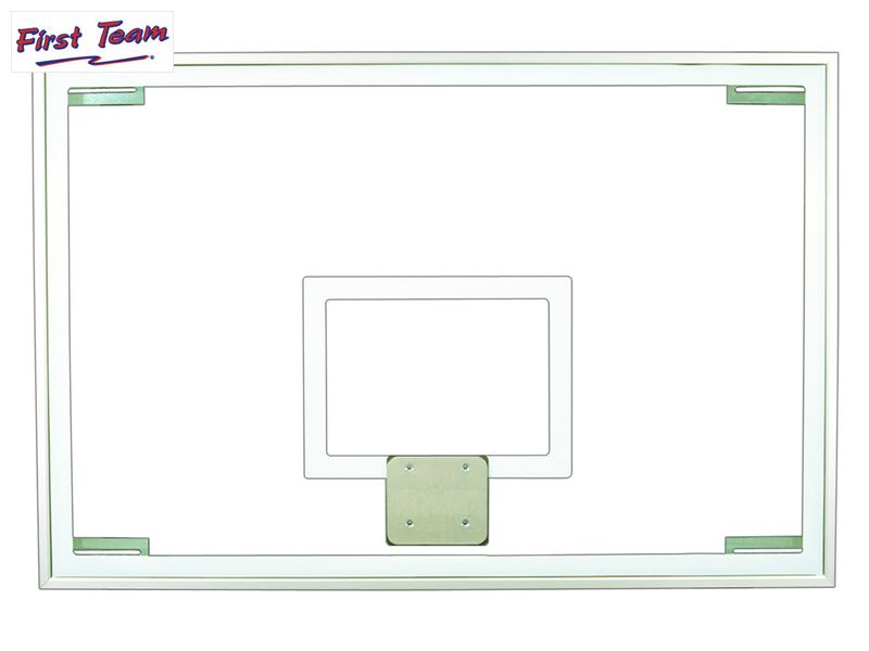 48" x 72" Official Competition Glass Basketball Backboard  [FT236] - First Team