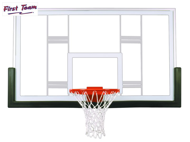 42" x 72" Official Conversion Customizable Competition Glass Basketball Backboard [FT239] - First Team