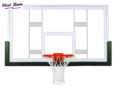 42" x 72" Official Conversion Customizable Competition Glass Basketball Backboard [FT239] - First Team