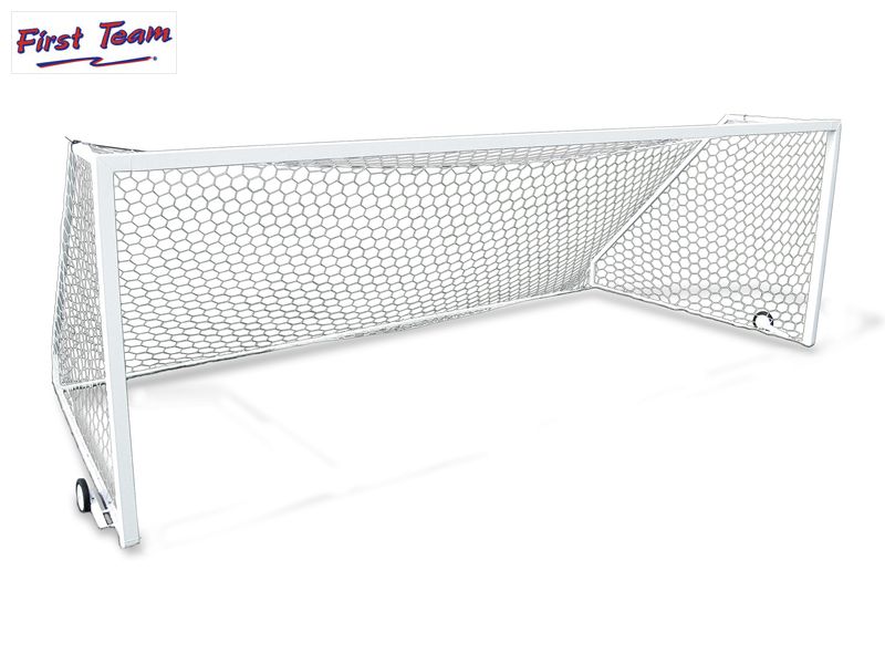 Golden Goal™ 44 Square Aluminum Portable Soccer Goal by First Team