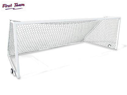 Golden Goal™ 44 Square Aluminum Portable Soccer Goal by First Team