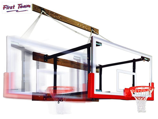 FoldaMount68™ Folding Wall Mount Basketball Goal by First Team