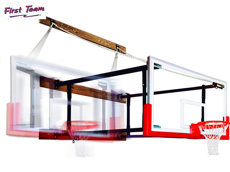 FoldaMount82™ Folding Wall Mount Basketball Goal by First Team