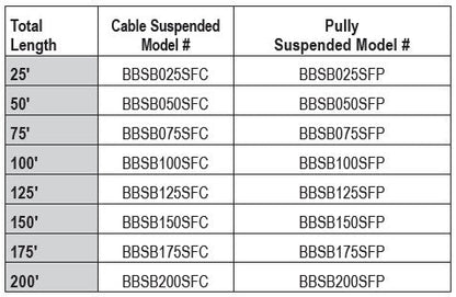 Pulley Suspended Net Systems by Bison Athletic