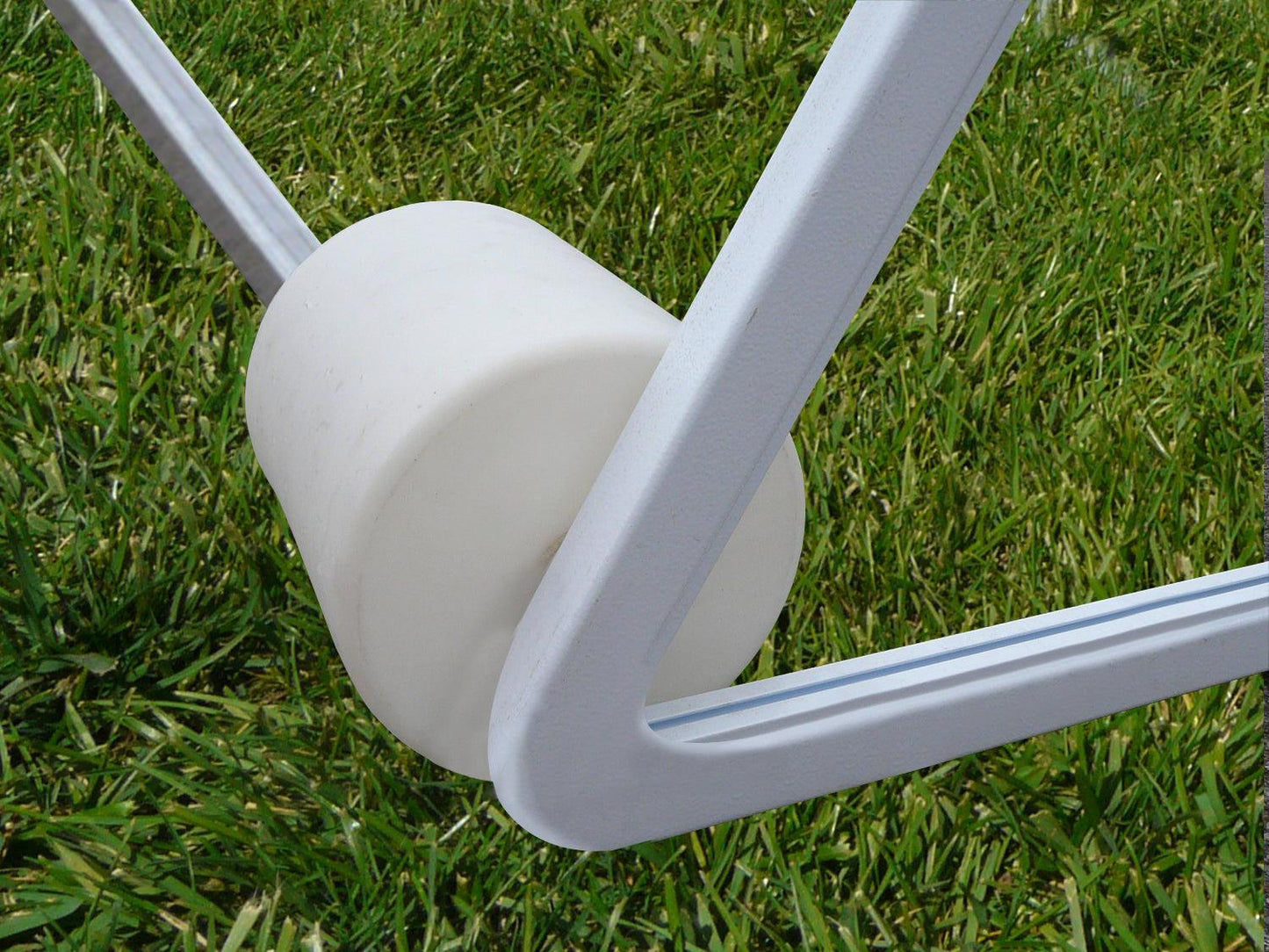 All Aluminum No Tip Portable Soccer Goals (Official Size) by Bison Athletic