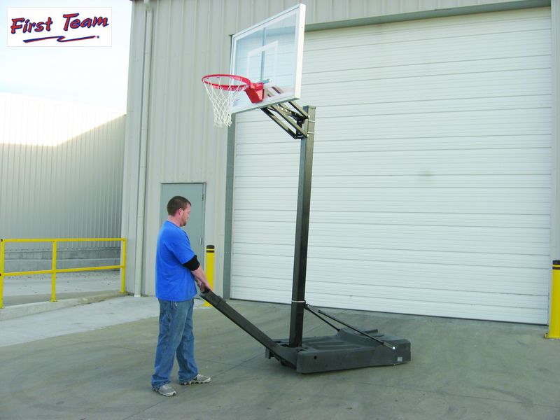 OmniChamp™ Customizable Portable Basketball Goal - First Team