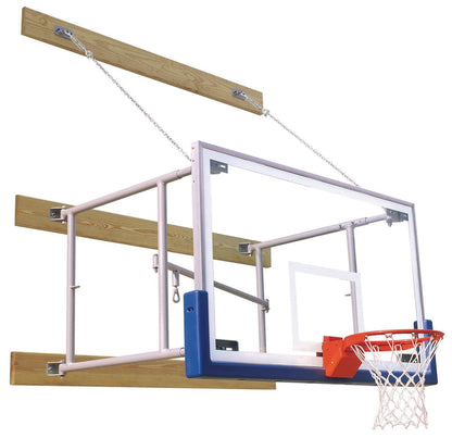 6'-8' Side Fold Competition Basketball Package by Bison | FIBA Approved