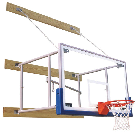 6'-8' Side Fold Competition Basketball Package by Bison | FIBA Approved