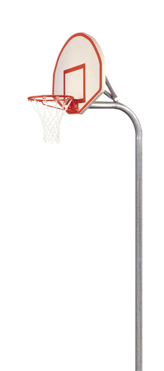 3-1/2" Tough Duty Steel Fan Playground Basketball System by Bison Athletic