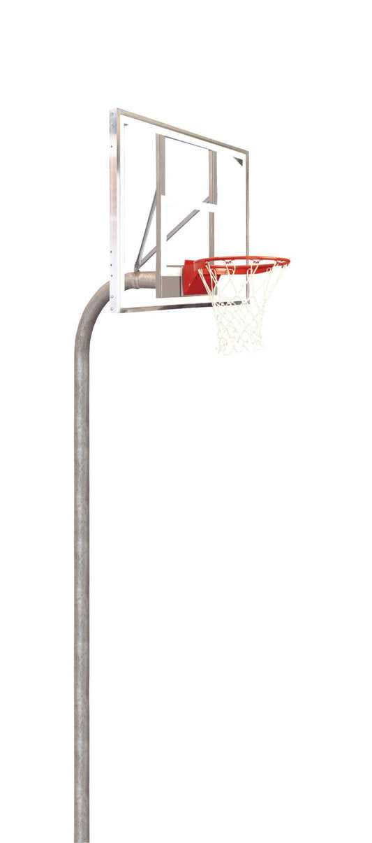 4-1/2" Heavy Duty Glass Rectangular Playground Basketball System by Bison Athletic