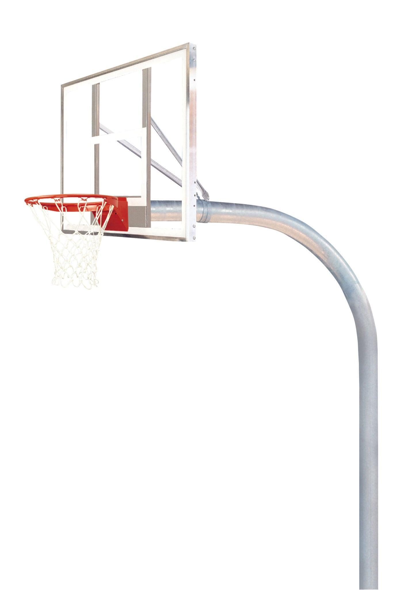 5-9/16" Mega Duty 42" x 72" Unbreakable Polycarbonate Playground Basketball System by Bison Athletic (Copy)