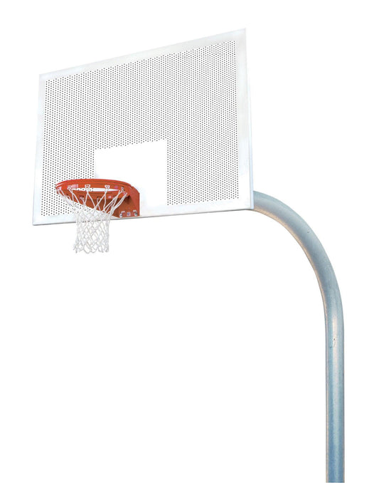 5-9/16" Mega Duty 42" x 72" Perforated Steel Playground Basketball System by Bison Athletic