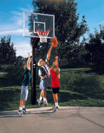 All Conference QwikChange 4" Adjustable Basketball System by Bison Athletic
