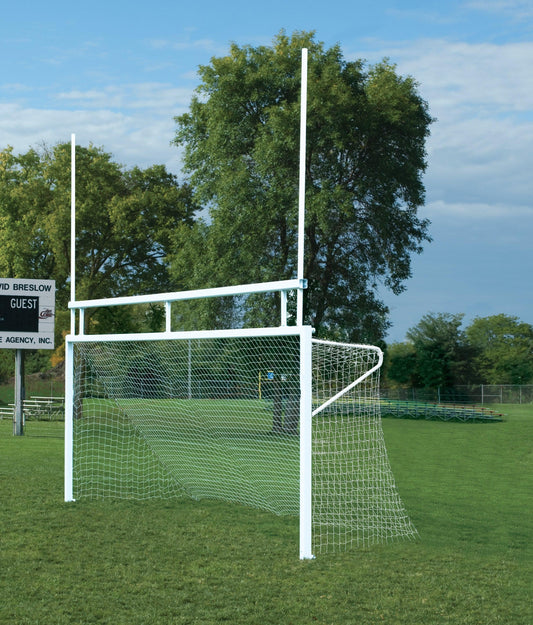 Combo Soccer/Football In-Ground Aluminum Goals by Bison Athletic