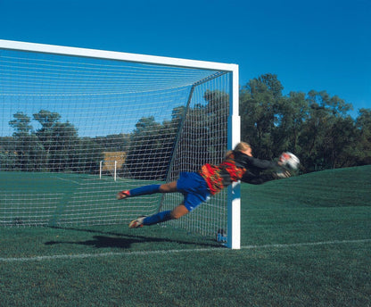 All Aluminum No Tip Portable Soccer Goals (Official Size) by Bison Athletic