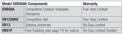Match Point Competition Outdoor Volleyball Complete System by Bison Athletic