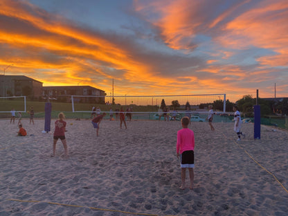 Match Point Competition Outdoor Volleyball Complete System by Bison Athletic