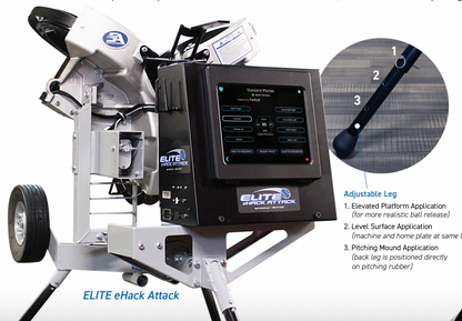 Elite eHack Attack | Baseball Pitching Machine ⚾️  by Sports Attack | Free Shipping