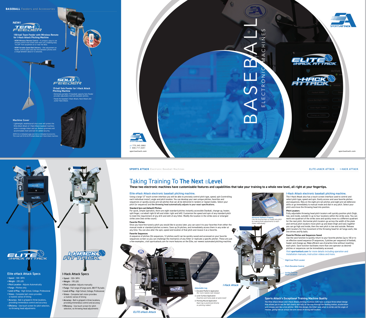 Elite eHack Attack | Baseball Pitching Machine ⚾️  by Sports Attack | Free Shipping