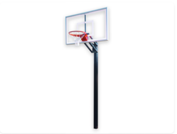 Champ™ In Ground Adjustable Basketball Goal | by First Team