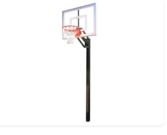 Champ™ In Ground Adjustable Basketball Goal | by First Team