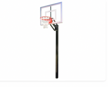 Champ™ In Ground Adjustable Basketball Goal | by First Team
