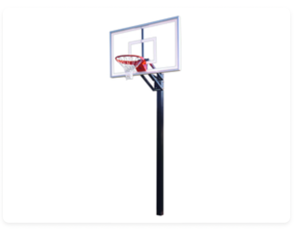 Champ™ In Ground Adjustable Basketball Goal | by First Team