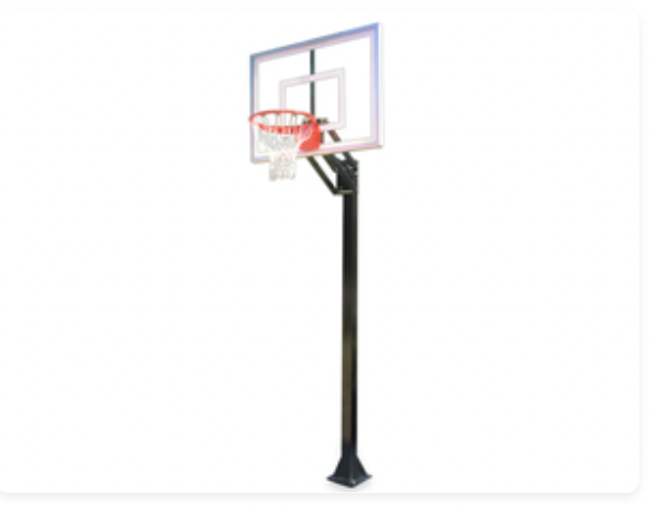 Champ™ In Ground Adjustable Basketball Goal | by First Team
