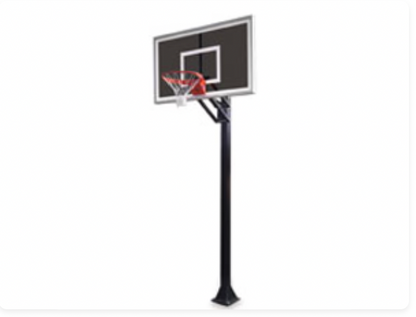 Champ™ In Ground Adjustable Basketball Goal | by First Team