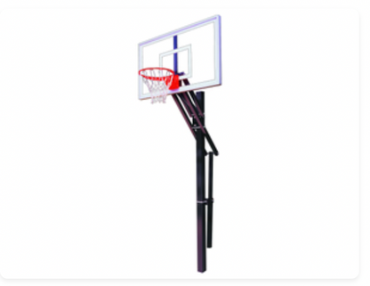 Slam™ In Ground Adjustable Basketball Goal | by First Team