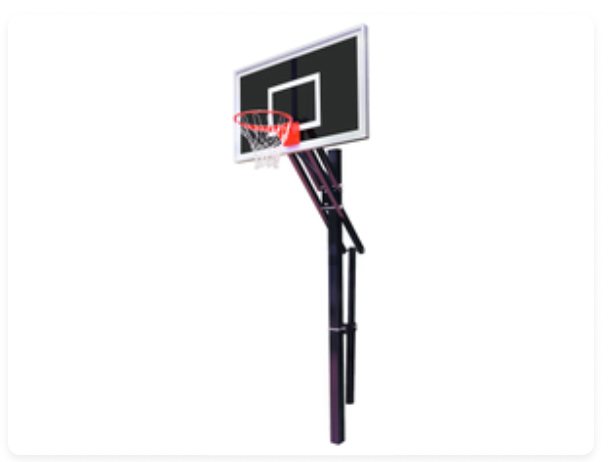 Slam™ In Ground Adjustable Basketball Goal | by First Team