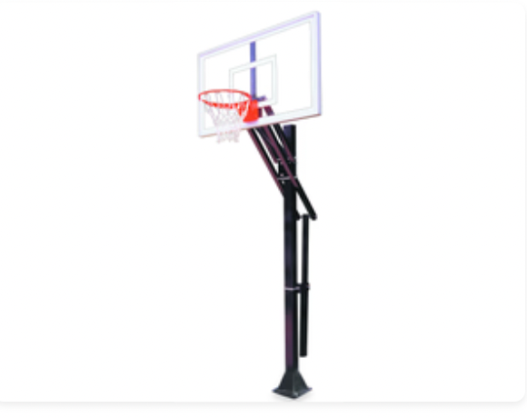 Slam™ In Ground Adjustable Basketball Goal | by First Team